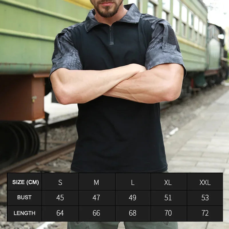 Men’s Camouflage Tactical Quick-Dry Shirt