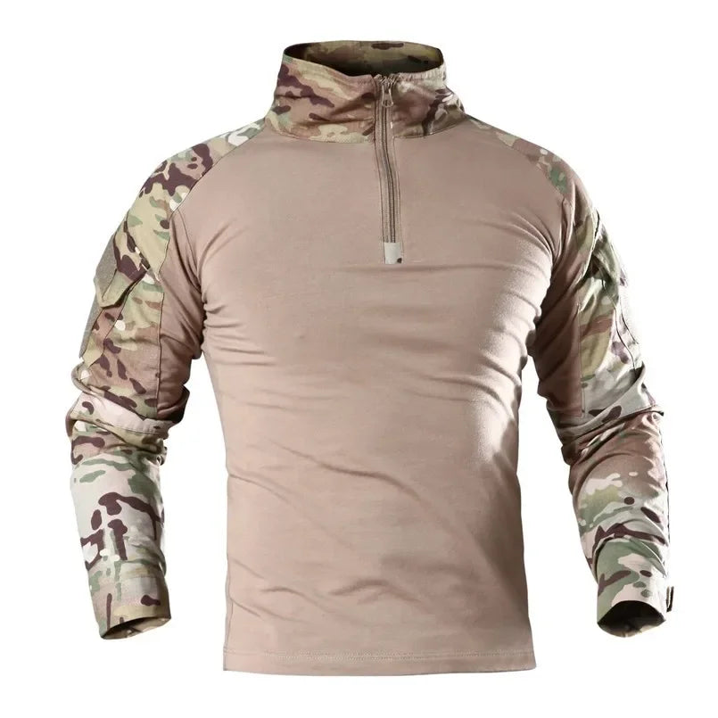 Men’s Tactical Long Sleeve Quick-Dry Outdoor Tee