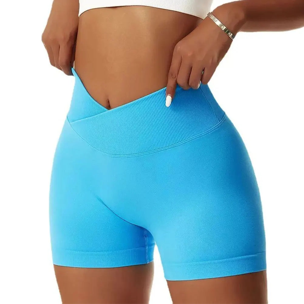 Women’s High-Waisted Tummy Control Workout Shorts