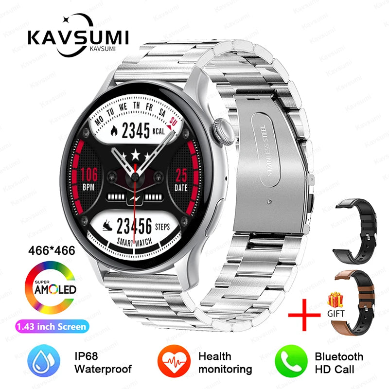 2024 NFC Smartwatch for Women – GPS, Voice & Health Tracker
