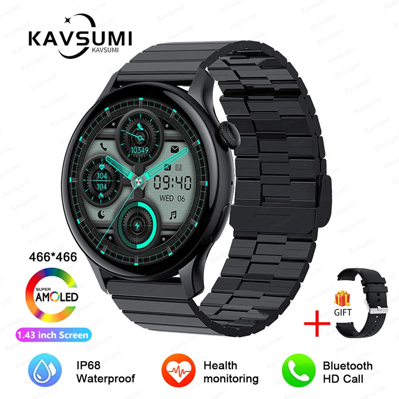 2024 NFC Smartwatch for Women – GPS, Voice & Health Tracker