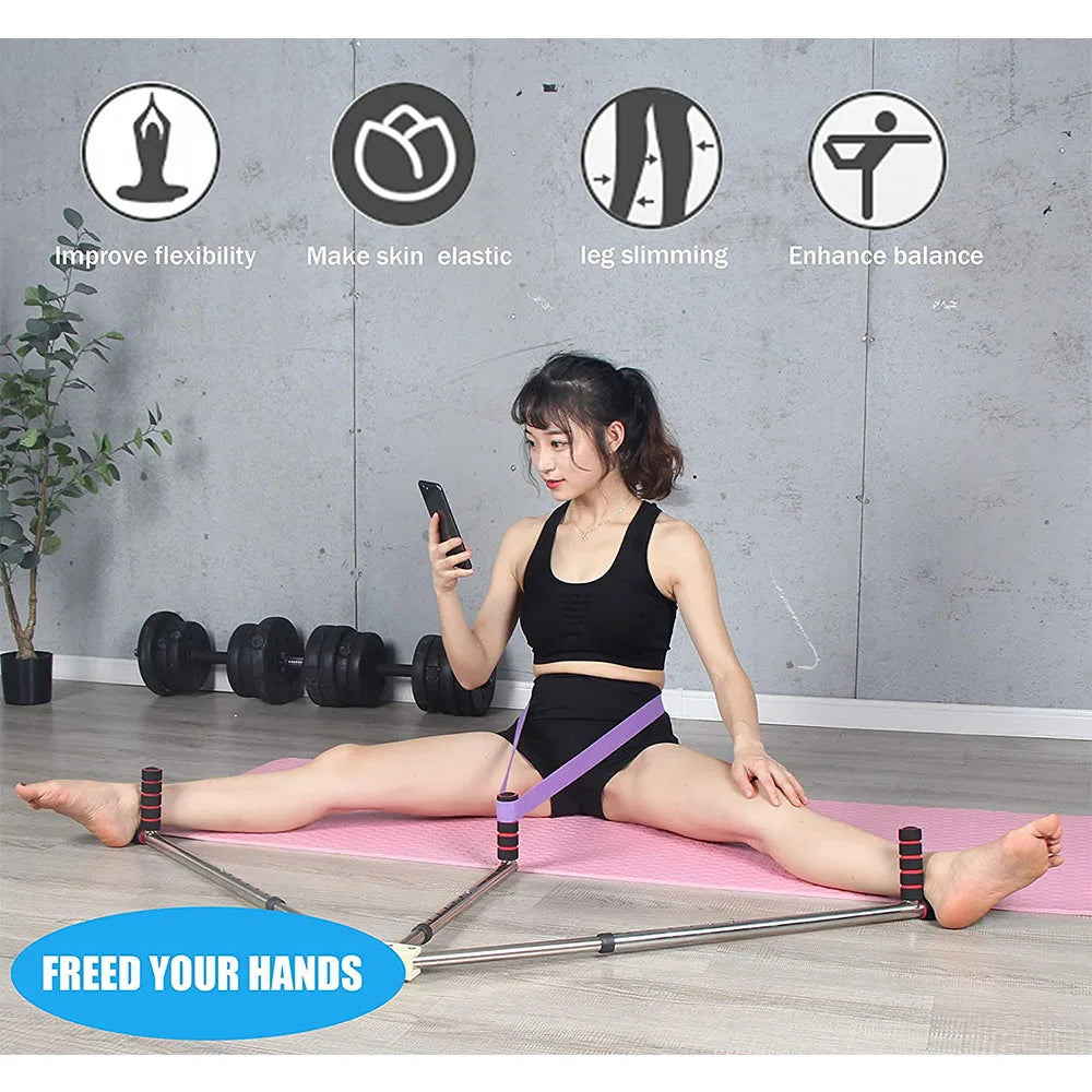 3-Bar Leg Stretcher – Adjustable Flexibility Trainer