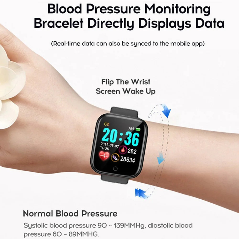 Y68 D20 Smart Watch – Phone, Music & Health Tracker for Men & Women