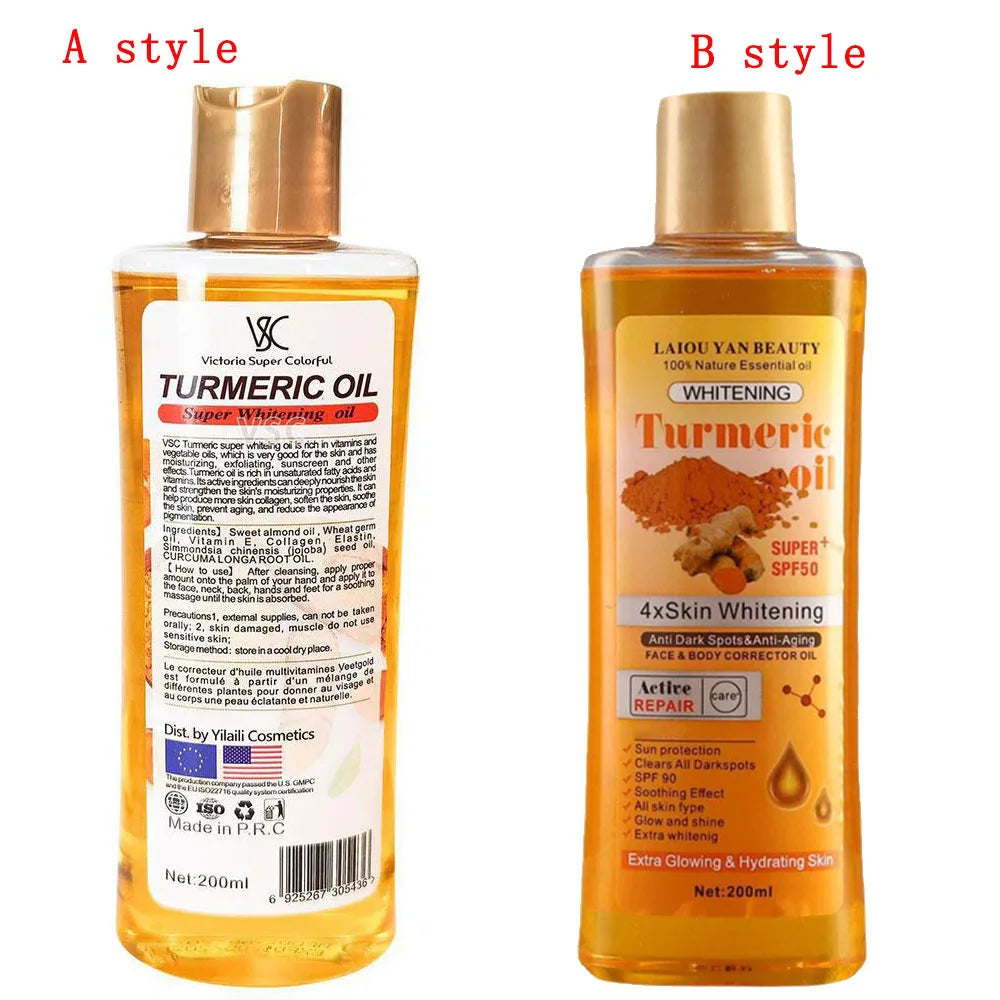 Turmeric Essential Oil Facial & Body Massage Oil – 200ml