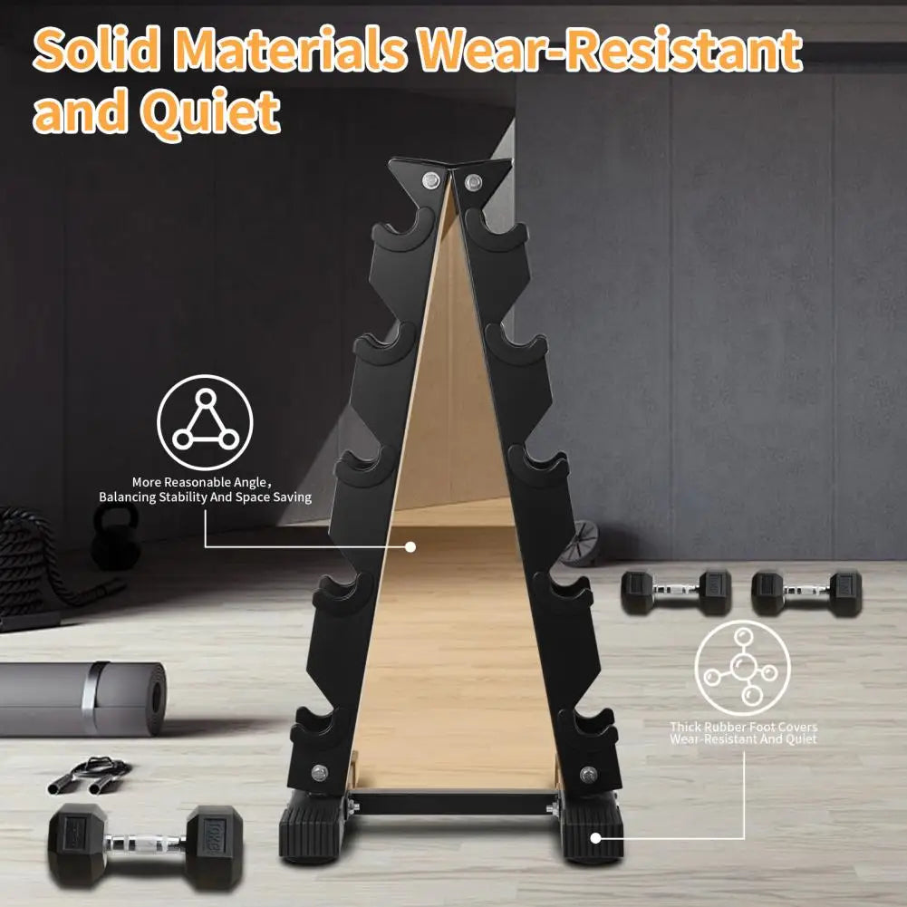 5-Tier Dumbbell Rack Home Gym Storage Shelf