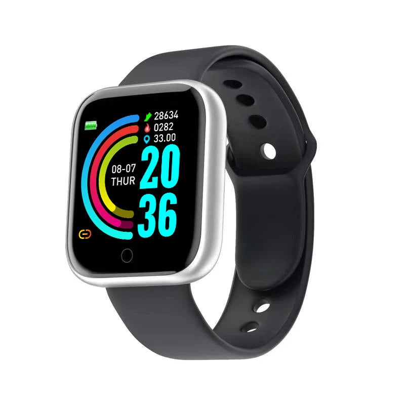 Y68 D20 Smart Watch – Phone, Music & Health Tracker for Men & Women