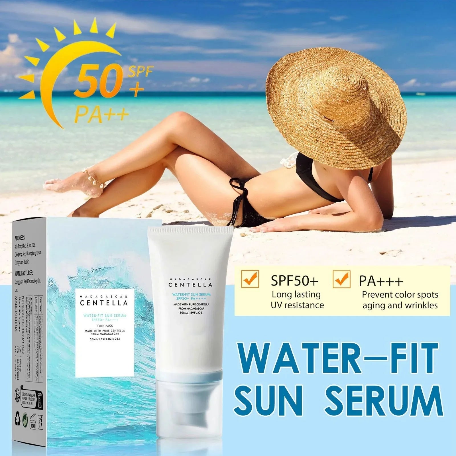 Centella SPF 50 Facial Sunscreen