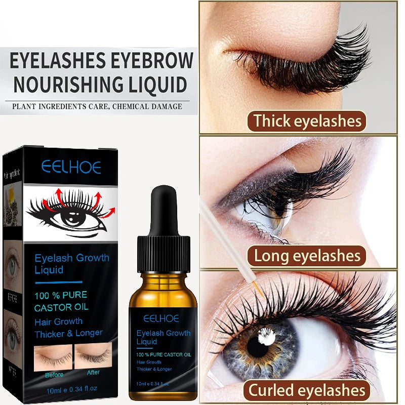 Fast Eyelash & Eyebrow Growth Serum – Natural Thickening Treatment