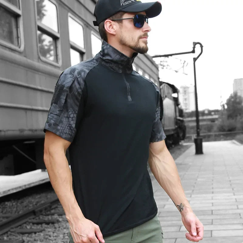 Men’s Camouflage Tactical Quick-Dry Shirt
