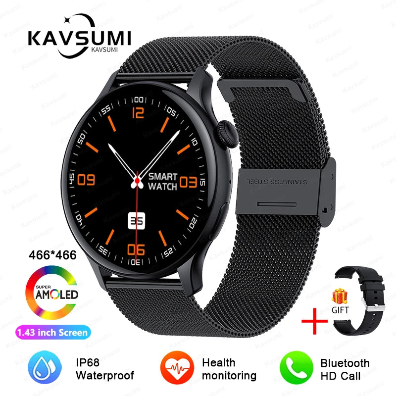 2024 NFC Smartwatch for Women – GPS, Voice & Health Tracker