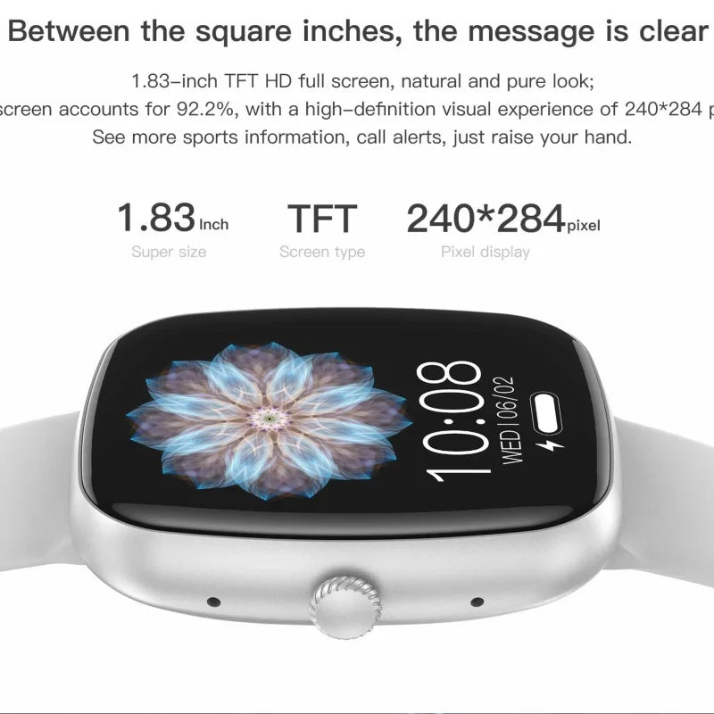 New Bluetooth Call Smartwatch – Blood Pressure & Fitness Tracker