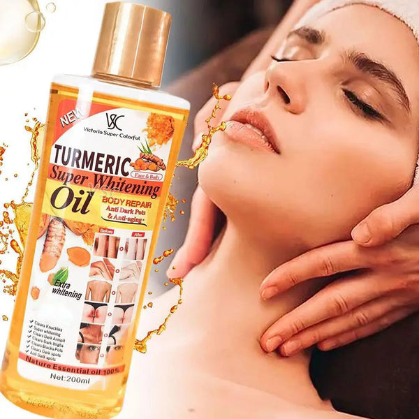 Turmeric Essential Oil Facial & Body Massage Oil – 200ml