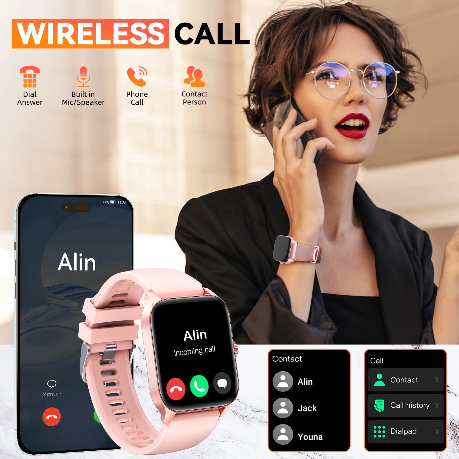 LaNikar QS56 Smartwatch