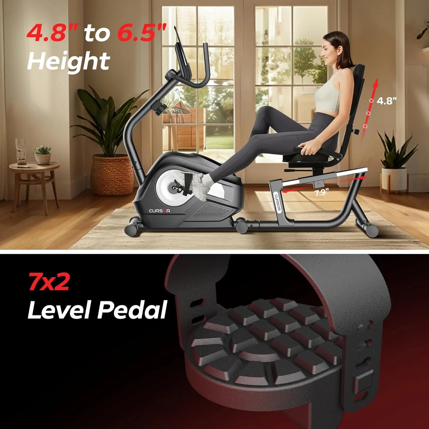 Fitness Stationary Exercise Bike for Home